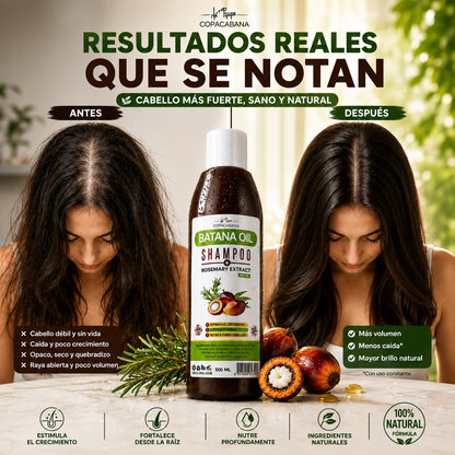 Shampoo de Batana para el Crecimiento Capilar