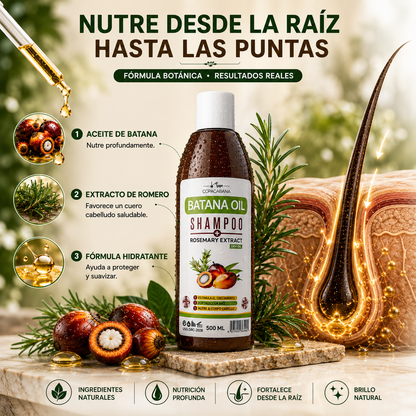 Shampoo de Batana para el Crecimiento Capilar